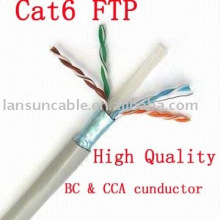 Cat6 FTP Чистая медная кабельная проводка, UL / ROSH / CE / ISO, испытание на проходимость